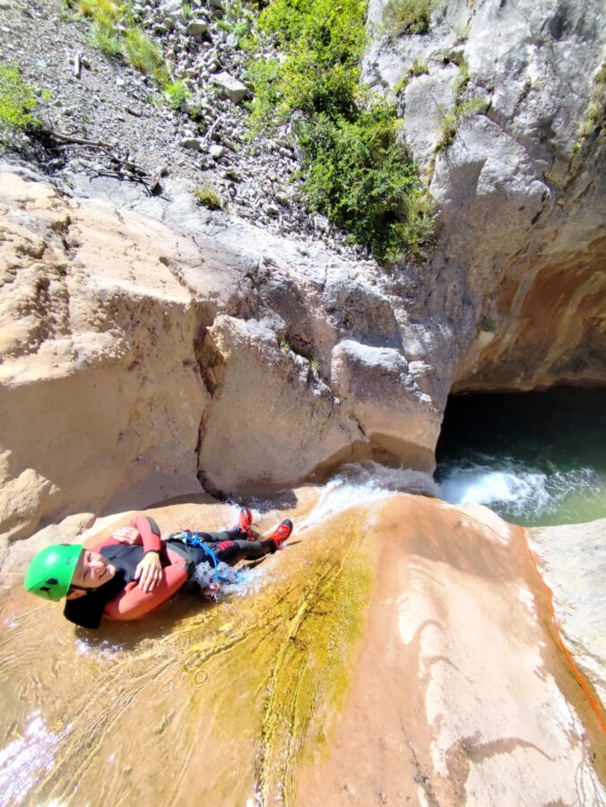 toboggan canyon de Tines